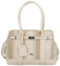 Dámska kabelka cez rameno svetlá taupe - Coveri Plasia