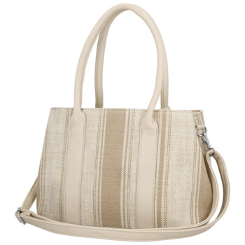 Dámska kabelka cez rameno svetlá taupe - Coveri Plasia