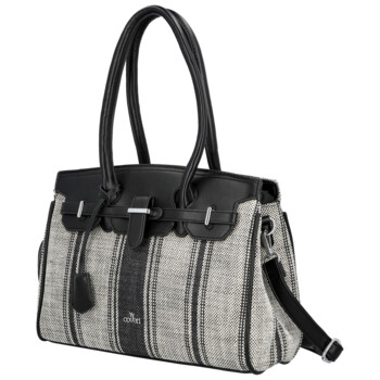 Dámska kabelka cez rameno čierna - Coveri Plasa