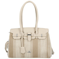 Dámska kabelka cez rameno svetlá taupe - Coveri Plasa