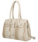 Dámska kabelka cez rameno svetlá taupe - Coveri Plasa