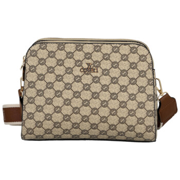 Dámska crossbody kabelka hnedá - Coveri Alianna