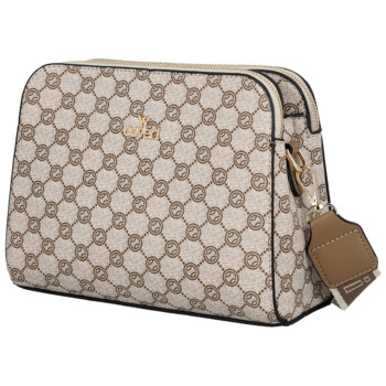 Dámska crossbody kabelka tmavo béžová - Coveri Alianna