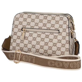 Dámska crossbody kabelka tmavo béžová - Coveri Alianna