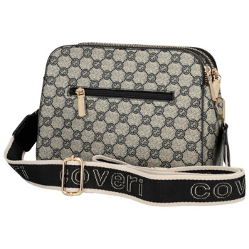Dámska crossbody kabelka čierno biela - Coveri Alianna
