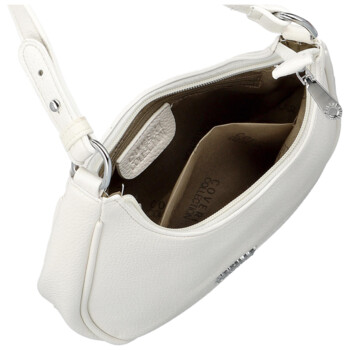 Malá kabelka v štýle gondola biela - Coveri Venetia