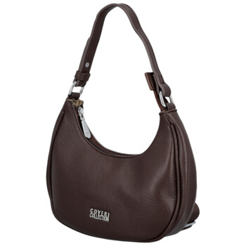 Malá kabelka v štýle gondola čokoládovo hnedá - Coveri Venetia New