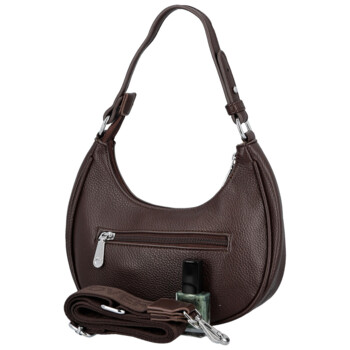 Malá kabelka v štýle gondola čokoládovo hnedá - Coveri Venetia New