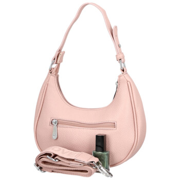 Malá kabelka v štýle gondola svetlo ružová - Coveri Venetia