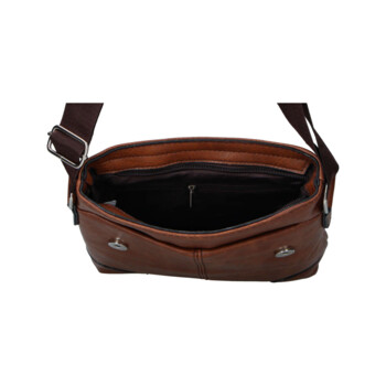 Pánska crossbody taška hnedá - Firenze Paolo