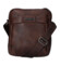 Pánska crossbody taška tmavo hnedá - Coveri Nathan