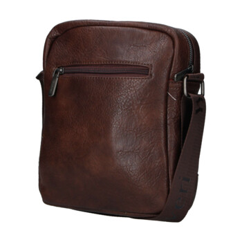 Pánska crossbody taška tmavo hnedá - Coveri Nathan