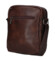 Pánska crossbody taška tmavo hnedá - Coveri Nathan