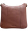 Dámska kožená crossbody kabelka koňaková - Sendi Design Diana