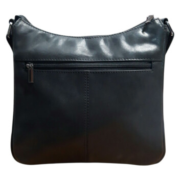 Dámska kožená crossbody kabelka čierna - Sendi Design Diana