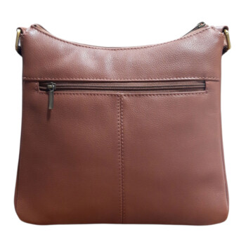 Dámska kožená crossbody kabelka koňaková - Sendi Design Diana