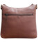 Dámska kožená crossbody kabelka koňaková - Sendi Design Diana