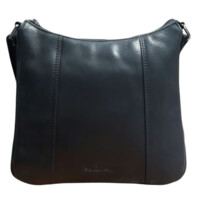 Dámska kožená crossbody kabelka čierna - Sendi Design Diana