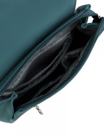 Dámsky moderný batoh tmavý tyrkysový - Vuch Linton Two