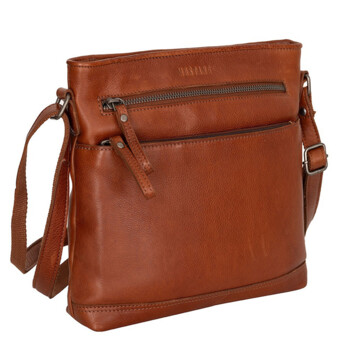Dámska kožená crossbody kabelka koňaková - Mustang Benina