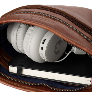 Dámska kožená crossbody kabelka koňaková - Mustang Benina