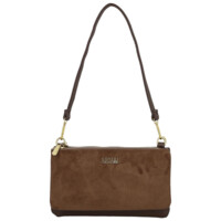 Dámska crossbody kabelka tmavo hnedá - Coveri Alesia