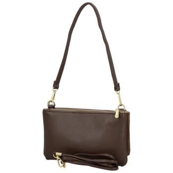 Dámska crossbody kabelka tmavo hnedá - Coveri Alesia