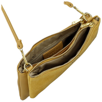 Dámska crossbody kabelka žltá - Coveri Alesia