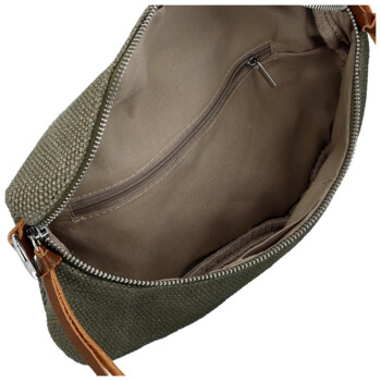 Dámska ľadvinka tmavo zelená - Coveri Cerys