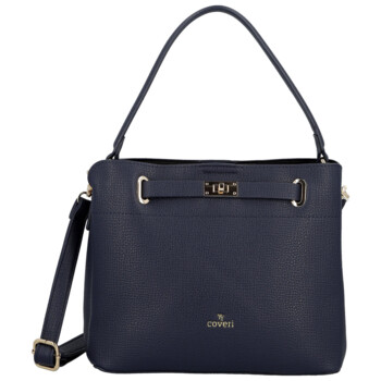 Dámska kabelka do ruky tmavo modrá - Coveri Asiri