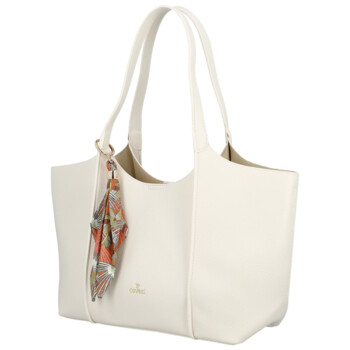 Dámska kabelka na rameno krémová - Coveri Blissa