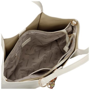 Dámska kabelka na rameno krémová - Coveri Blissa