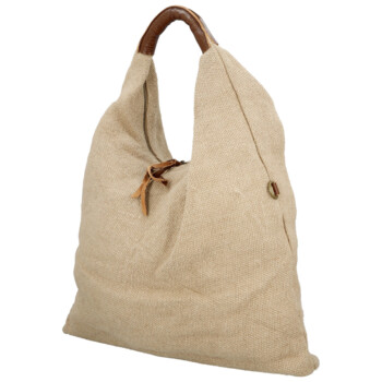 Dámska kabelka cez rameno béžová - Paolo bags Ewelin