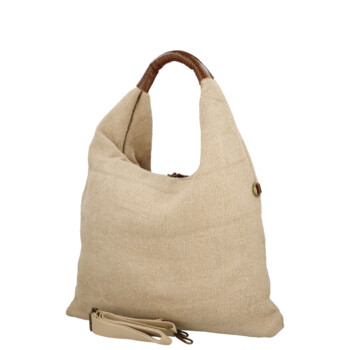 Dámska kabelka cez rameno béžová - Paolo bags Ewelin