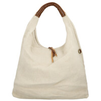 Dámska kabelka cez rameno krémová - Paolo bags Ewelin 