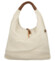 Dámska kabelka cez rameno krémová - Paolo bags Ewelin 