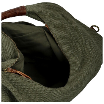 Dámska kabelka cez rameno tmavo zelená - Paolo bags Ewelin