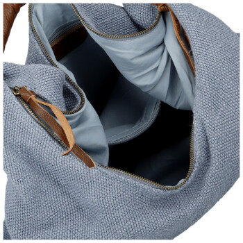 Dámska kabelka cez rameno džínsovo modrá - Paolo bags Ewelin