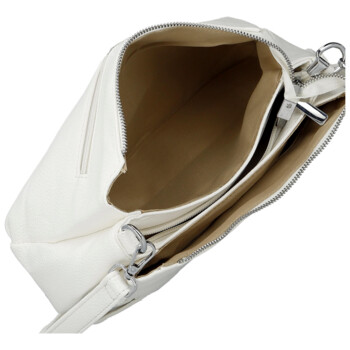 Dámska crossbody kabelka biela - Paolo bags Erline