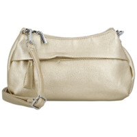 Dámska crossbody kabelka zlatá - Paolo bags Erline