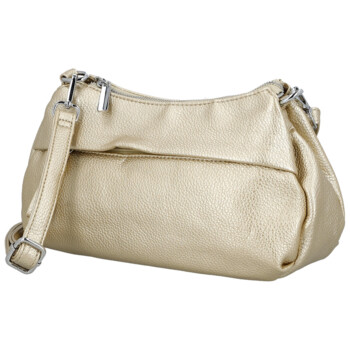 Dámska crossbody kabelka zlatá - Paolo bags Erline