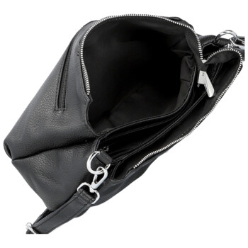 Dámska crossbody kabelka čierna - Paolo bags Erline