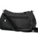 Dámska crossbody kabelka čierna - Paolo bags Erline