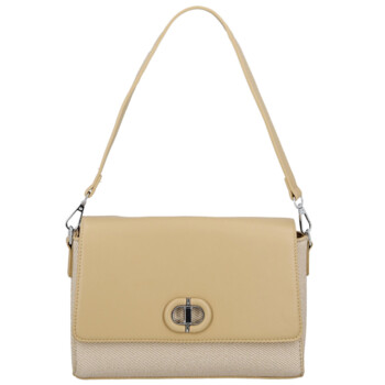 Dámska kabelka na rameno béžová - Paolo bags Faraia