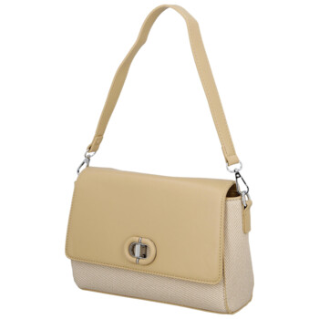 Dámska kabelka na rameno béžová - Paolo bags Faraia