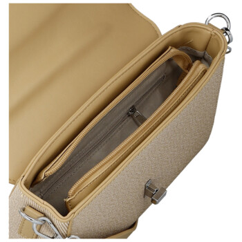 Dámska kabelka na rameno béžová - Paolo bags Faraia