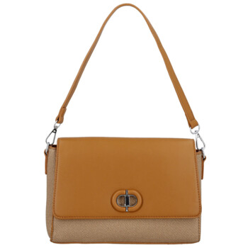 Dámska kabelka na rameno hnedá - Paolo bags Faraia