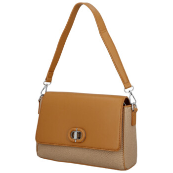 Dámska kabelka na rameno hnedá - Paolo bags Faraia