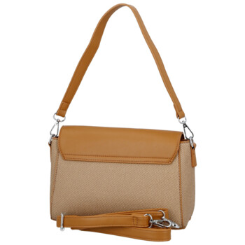 Dámska kabelka na rameno hnedá - Paolo bags Faraia