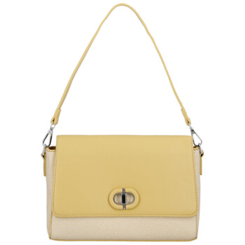 Dámska kabelka na rameno žltá - Paolo bags Faraia